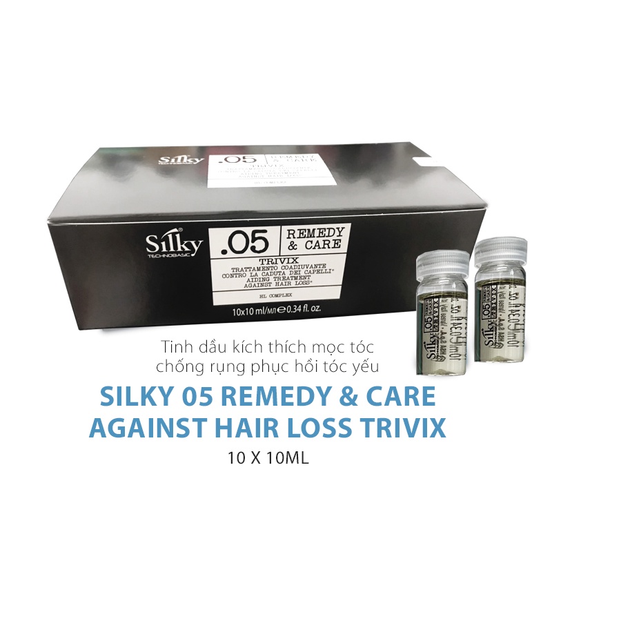 Tinh dầu kích thích mọc tóc Silky 05 Remedy &amp; Care tinh chất serum ngăn ngừa chống rụng giảm phục hồi tóc yếu