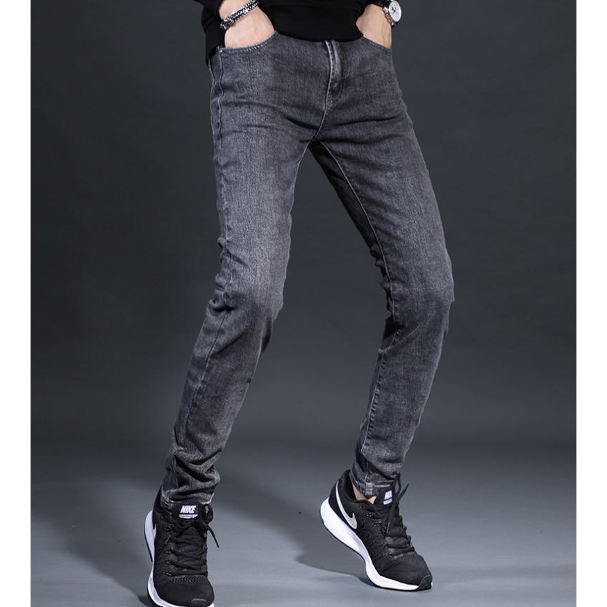 (BIGSIZE - size 35-40) QUẦN JEAN NAM SIZE LỚN CHO NGƯỜI MẬP, BÉO - XÁM TRO