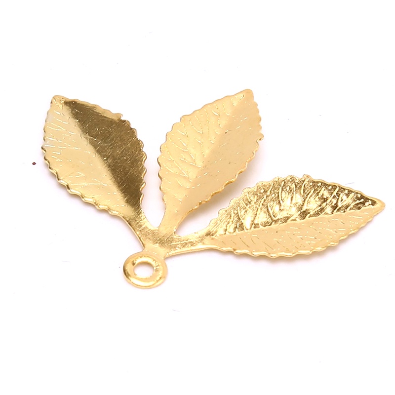 Bộ 50 Đầu Nối Hình Chiếc Lá Cổ Điển Dùng Làm Đồ Thủ Công