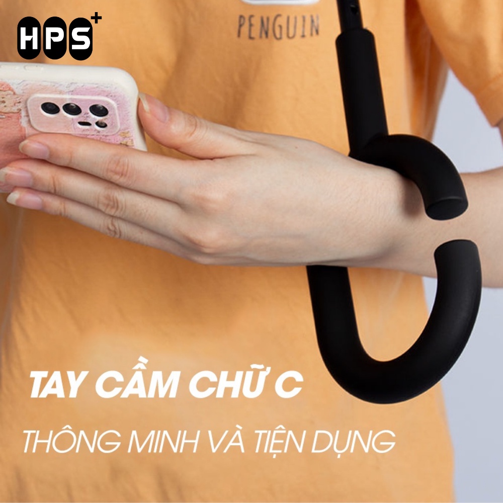 Ô gấp ngược tiện lợi thiết kế chữ C thông minh, Dù đi mưa gấp ngược theo phong cách Nhật Bản