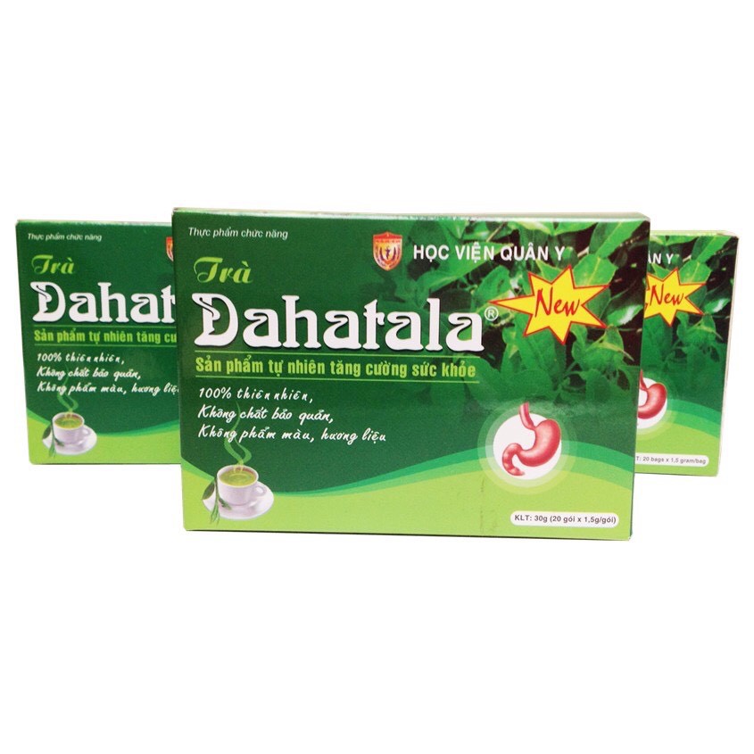 Trà Dahatala [ Chính Hãng ]Học Viện Quân Y - Hỗ trợ người viêm loét dạ dày - Hộp 20 gói