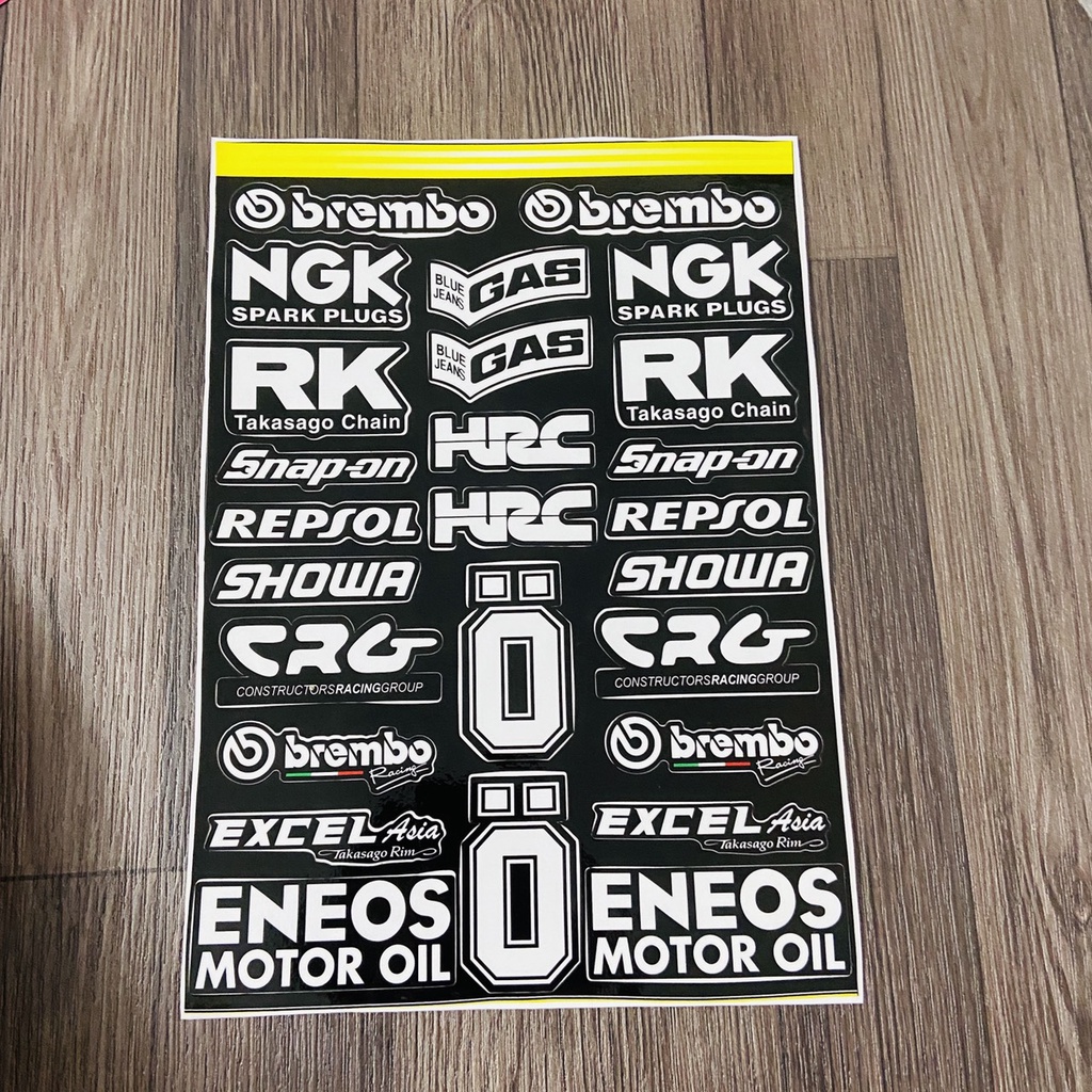 TEM DẺO NHIỀU LOGO NGK, CRG, HRC... SIÊU ĐẸP