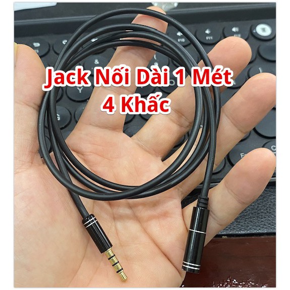 Dây Nối Dài Audio Jack 3.5 Vỏ Nhựa Dẻo TPE - 1M172