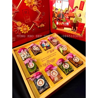 ‼️SALE KHỦNG SET QUÀ TẾT 10 HŨ MỨT (HÀNG LOẠI 1)🌸🍀