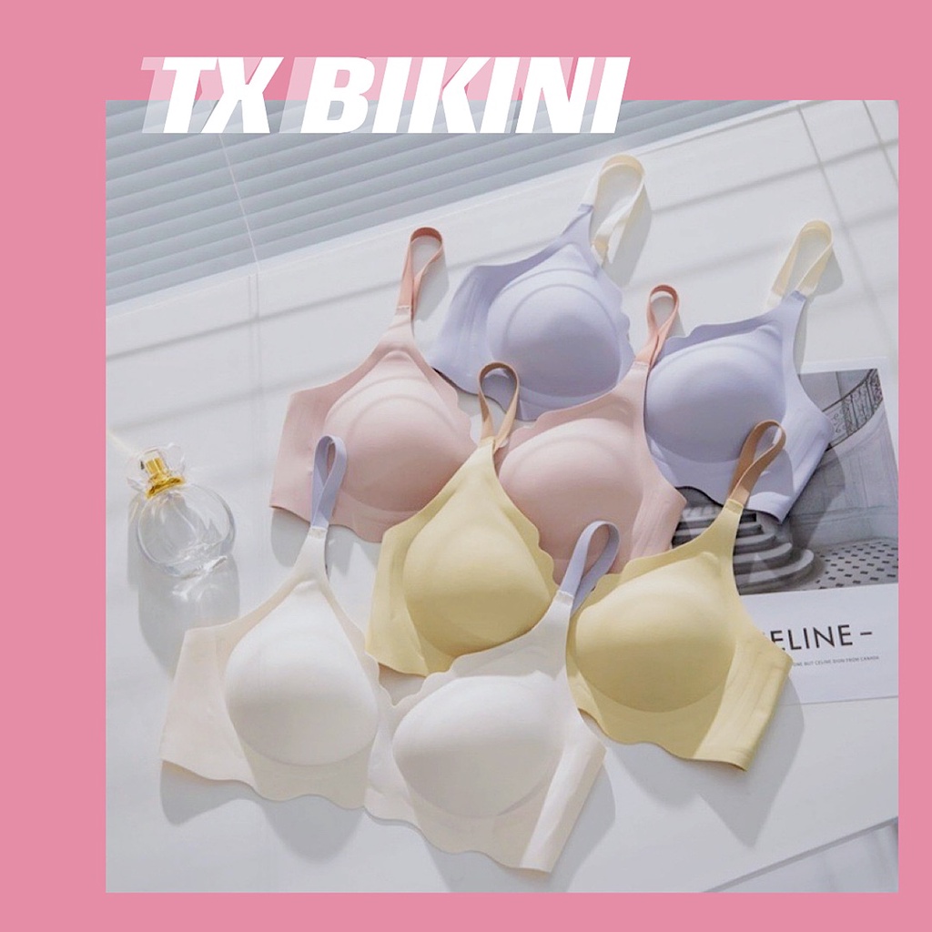 Áo Ngực Bộ đồ lót nữ  Lót Nâng Ngực Không Gọng Mềm Mại Thoáng Khí Thoải Mái Cho Nữ