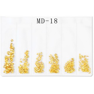 CHAM mạ vàng trang trí móng ( dạng túi 6 ngăn mã 017-024)