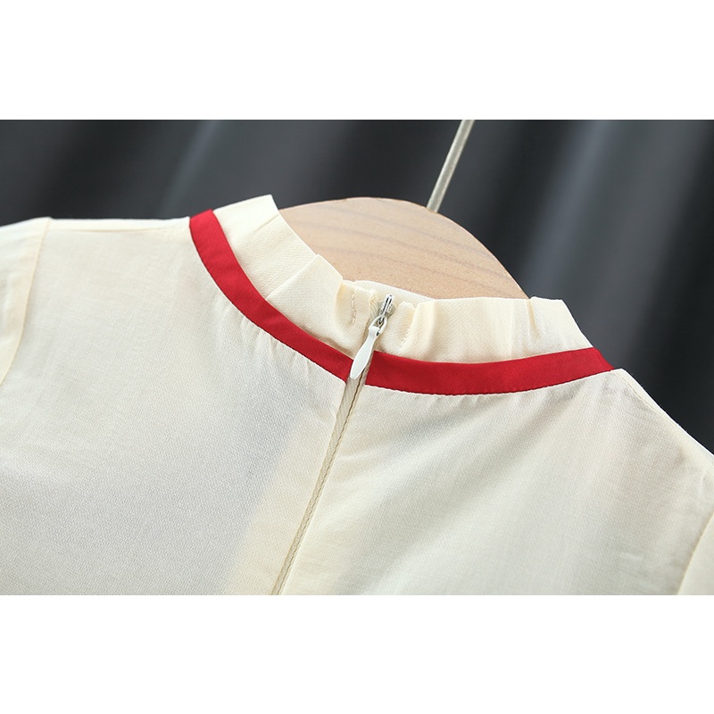 Đầm Hán Phục Thêu Hoa Chất Liệu Chiffon Thời Trang Mùa Hè Cho Bé Gái 2023