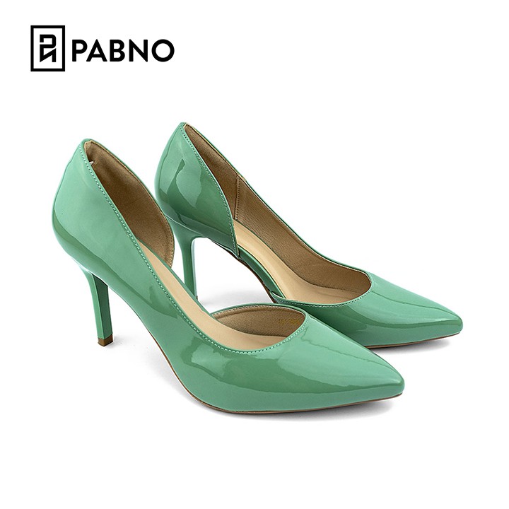 Giày cao gót 9 phân,  gót nhọn khoét eo thời trang cá tính PABNO - BH 12 Tháng - PN457