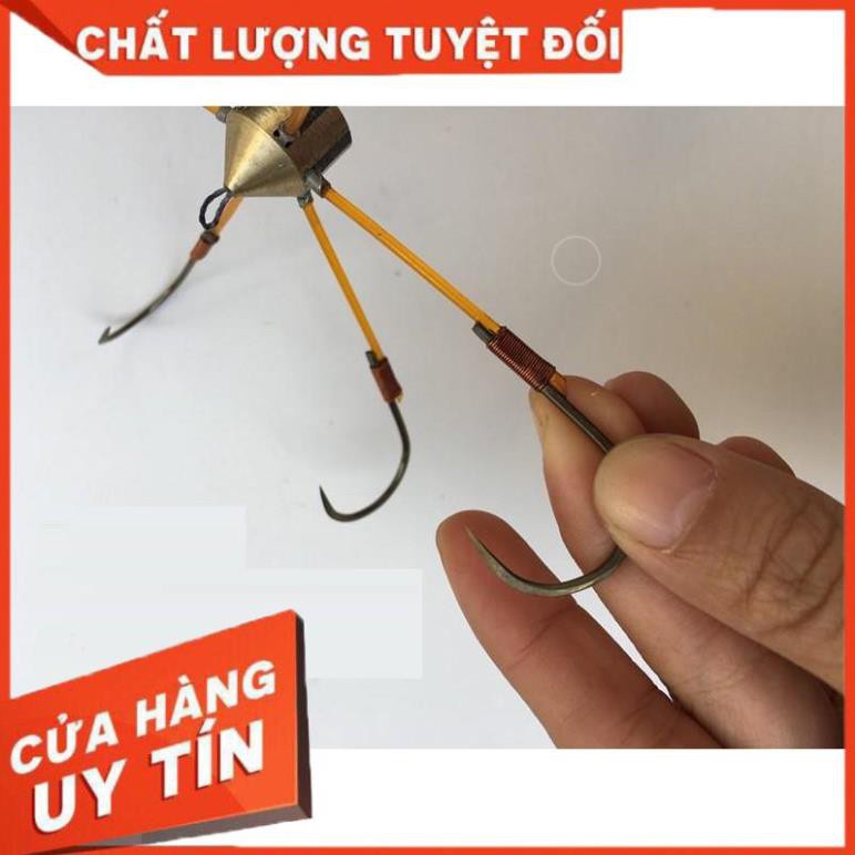 [ XẢ HÀNG ] Lưỡi câu lục tỳ chân đồng đúc hàng thửa có bảo hành 3 tháng - đồ câu Khuê Hiên