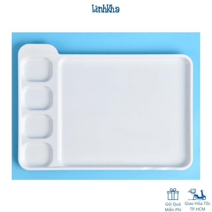 Bảng Pha Màu Nước Cho Bé Vẽ Tranh Bằng Tay - Finger Paint Palette - Hiệu Mideer