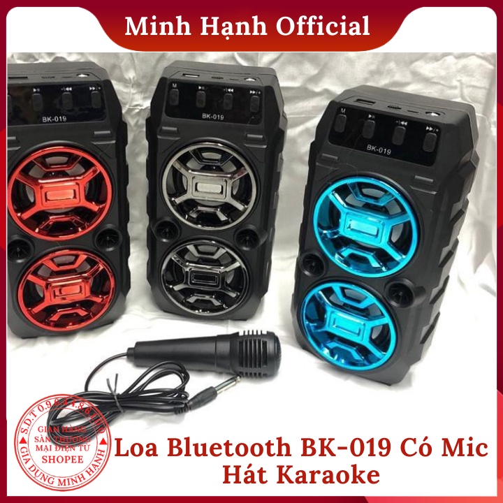 Loa Bluetooth Kẹo Kéo Có Mic Hát Nhạc Bluetooth, loa kraoke cắm thẻ nhớ, - Tặng kèm Mic ( Bảo Hành 12 Tháng )
