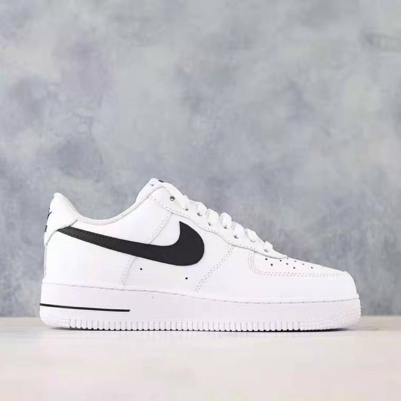 Giày Nike AF1 Force 1 Trắng Vệt Đen - Giày Sneaker AF1 Thể Thao Nam Nữ Đen Tích Trắng White Black Cổ Thấp Hàng Cao Cấp!