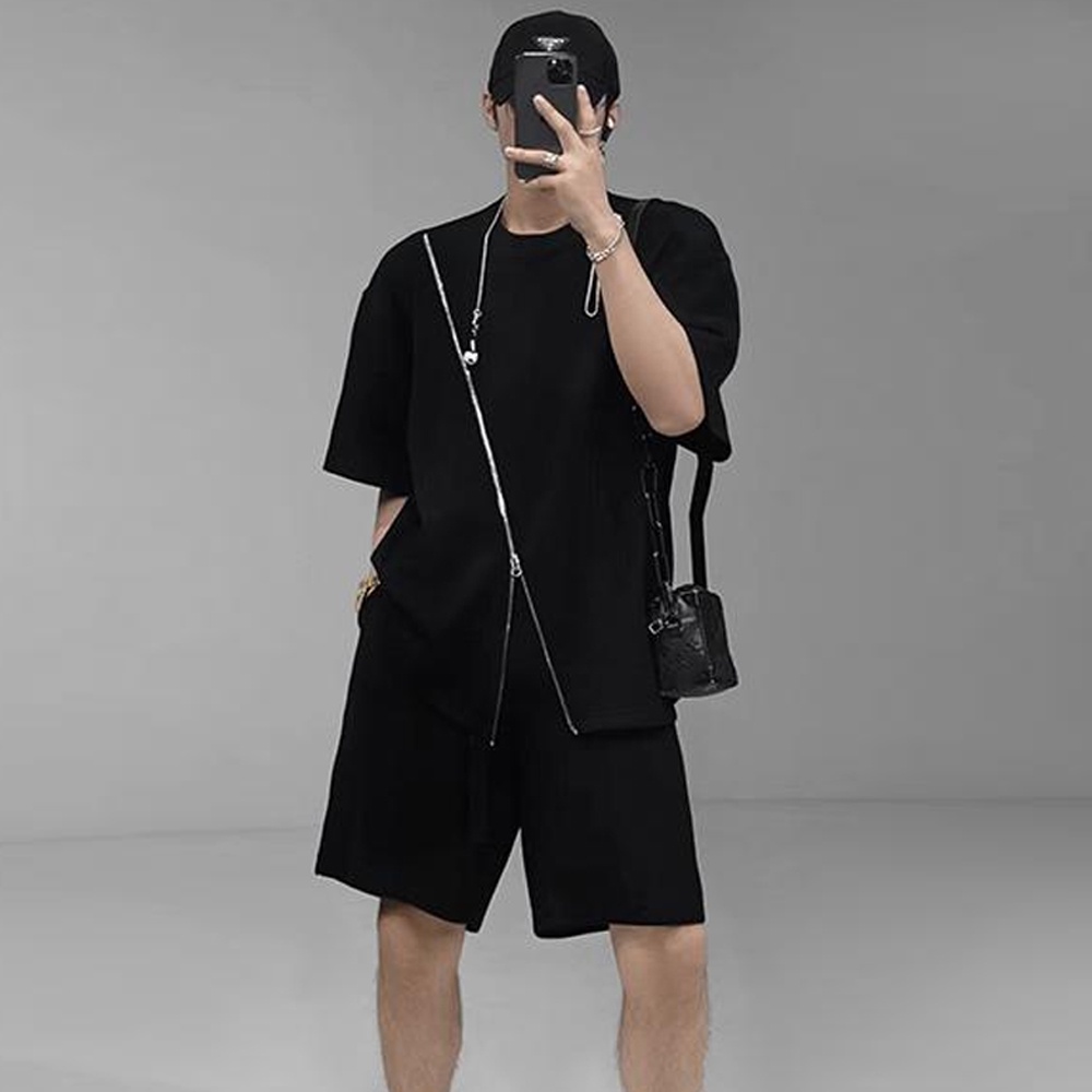 Áo Thun Khóa Kéo Unisex J4U Basic Tee phông trơn nam nữ tay lỡ oversize form rộng