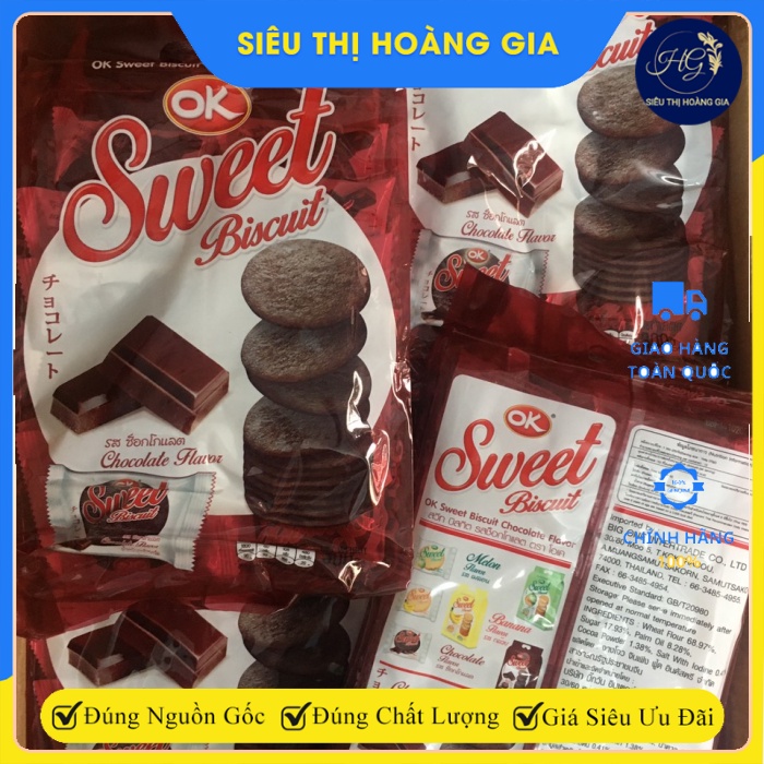 Bánh Ok Sweet Thái Lan Bịch 12 gói.
