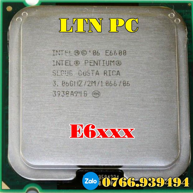 CPU chính hãng giá rẻ lắp main G31 G41 P31 P41 P43 G45... Main socket 775