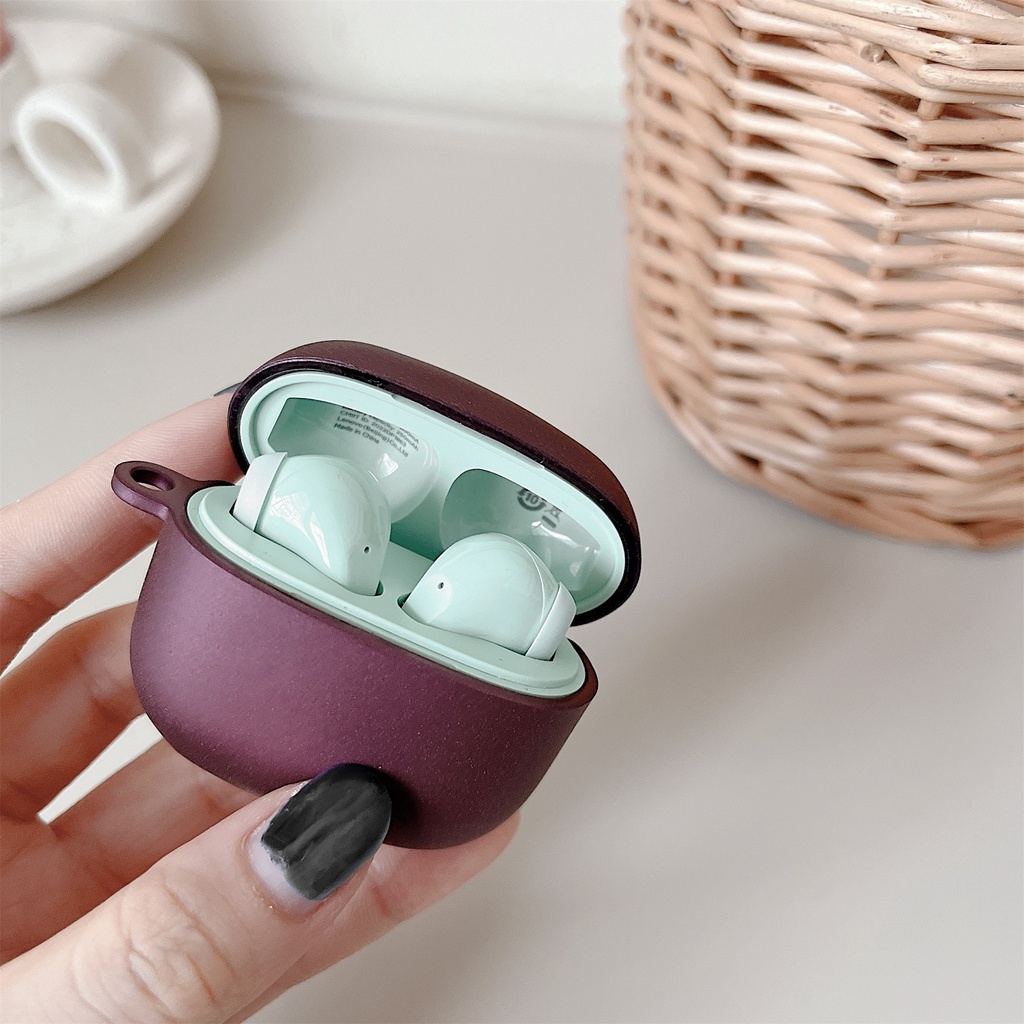 Vỏ Bảo Vệ Hộp Sạc Tai Nghe Bluetooth Không Dây Lenovo Thinkplus LP40 S / LP40 PRO Màu Trơn Chống Sốc
