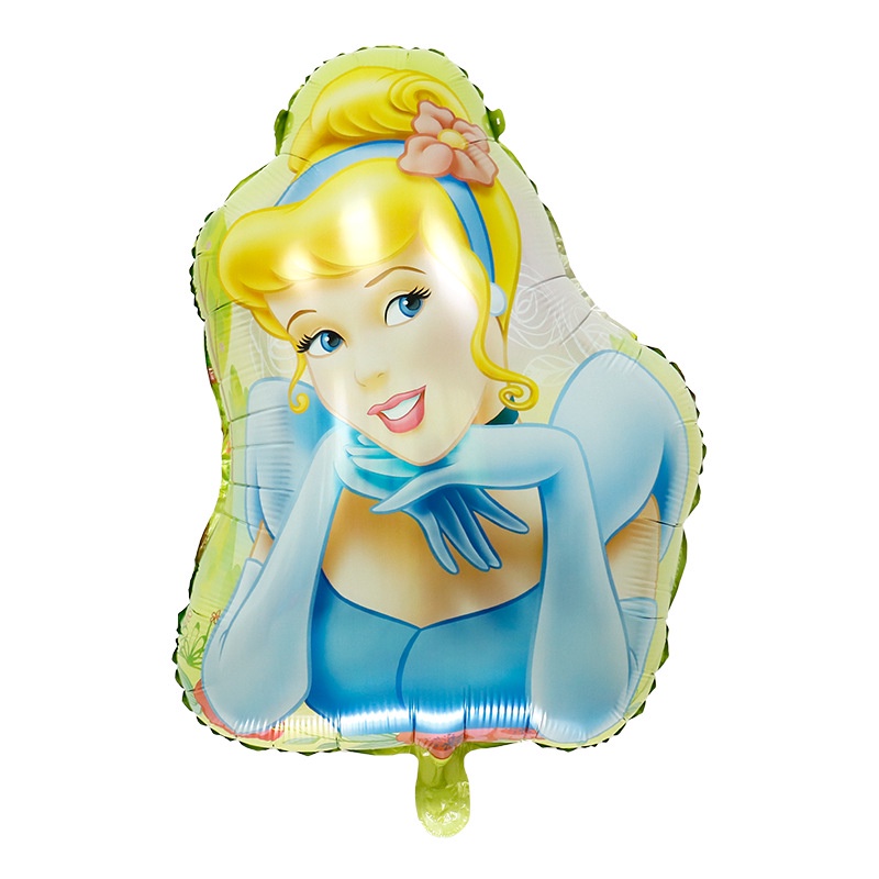 Bong Bóng Lõi Nhôm Hình Công Chúa Belle Cinderella Bạch Tuyết Disney Trang Trí Tiệc Sinh Nhật Cho Bé
