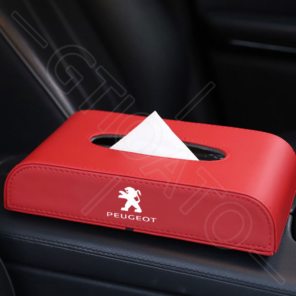 GTIOATO Hộp Đựng Khăn Giấy Ô Tô HộP ĐựNg GiấY TrêN Xe Ô Tô Hộp Khăn Giấy Ô Tô HộP ĐựNg GiấY ĂN TrêN Ô Tô HộP ĐựNg GiấY Xe HơI Phụ Kiện Xe Hơi Cho Peugeot 3008 2008 307 405 207 208 206 306 5008 406 407 308 4008 Rcz 408