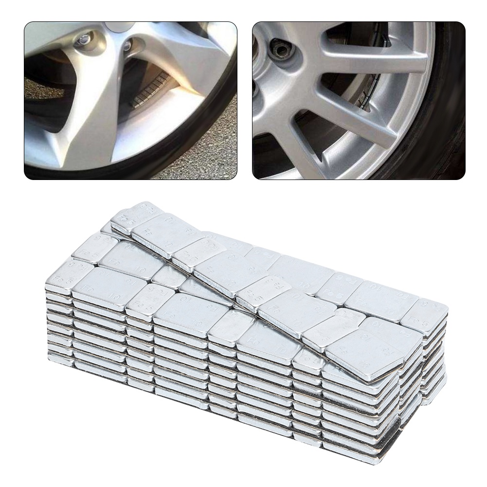 Dải khối cân bằng tự dính chuyên dụng cho các loại bánh xe 5g + 10g x 25 60g / 2.12oz kèm xẻng