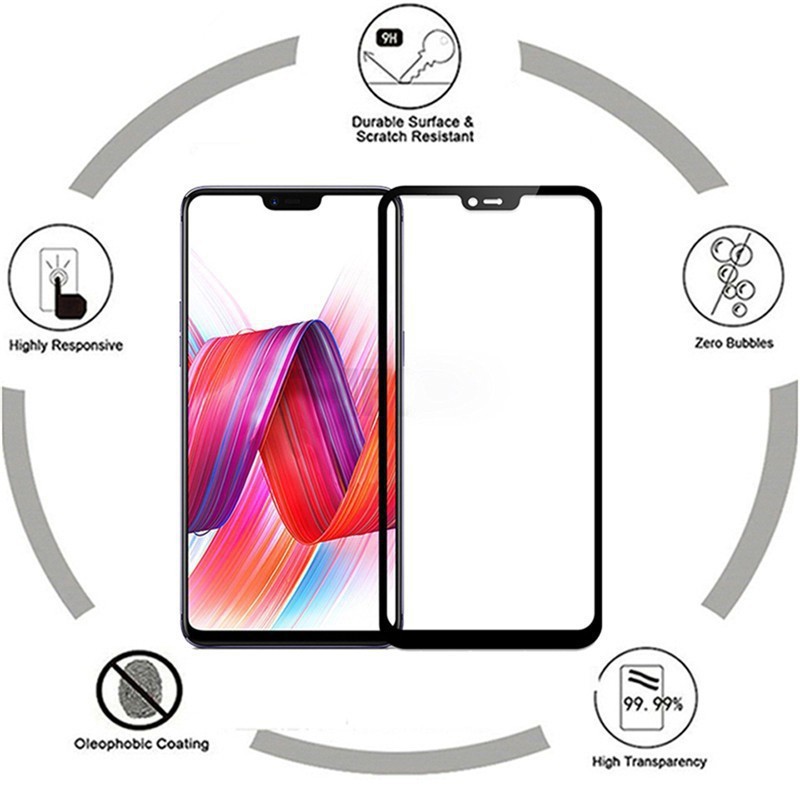 Ốp lưng full cover kèm kính cường lực cho OPPO F7