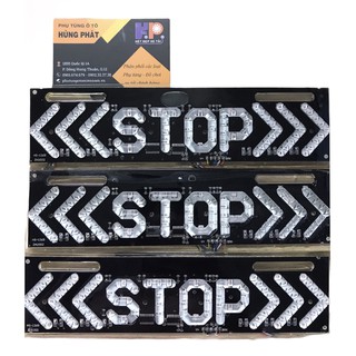 Đèn Led Chữ STOP Cảnh Báo Cho Xe