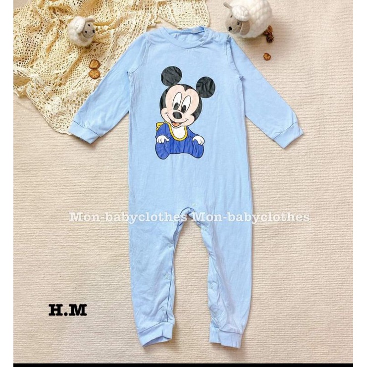 BODY SLEEPSUIT COTTON H&M SIZE NB-9M