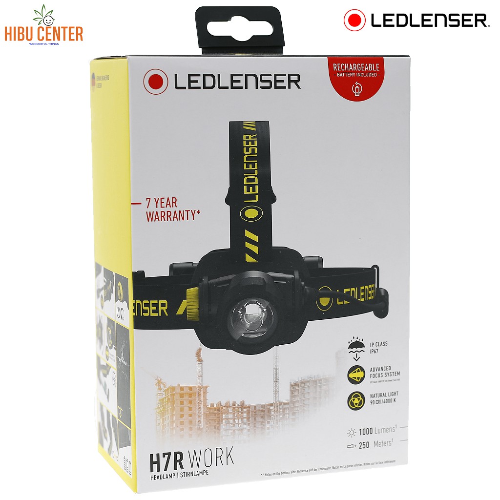 Đèn Pin Đội Đầu LEDLENSER H7R Work 1000 Lumens – Hàng Chính Hãng – HIBUCENTER