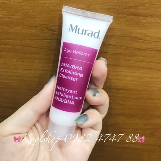 Mini 30ml Sữa rửa mặt & Tẩy da chết AHA/BHA Exfoliating Cleanser
