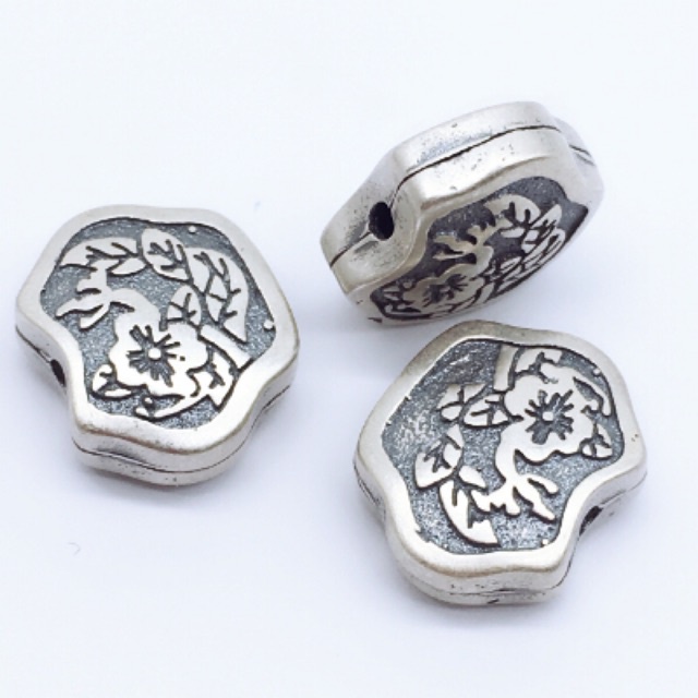 SỈ SIÊU RẺ  Charm bạc 12mm hàng đẹp - Bạc xịn loại 1, PH032