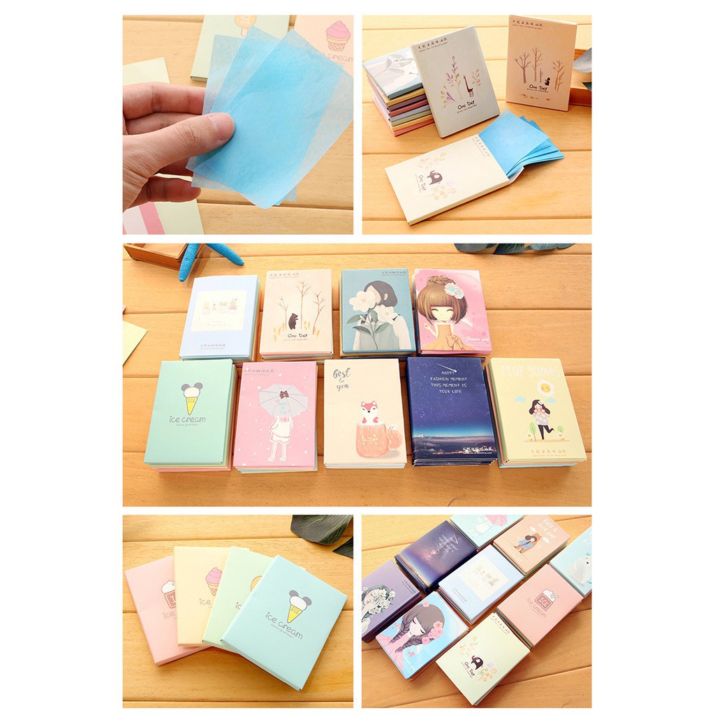  Giấy hút dầu mặt [Sạch dầu-Hàng Auth] Giấy Thấm Dầu Maycreate Gói 50 Tờ | BigBuy360 - bigbuy360.vn