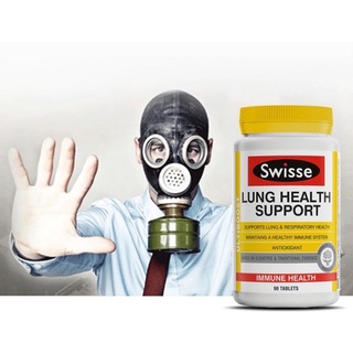 SWISSE - LUNG HEALTH SUPPORT 90 TABLETS ( Thải độc phổi)