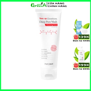 Sữa Rửa Mặt Angel's Liquid Làm Sạch Dưỡng Trắng Angel Liquid Tone-up Glutathione Deep Pore Wash Cleansing Foam 120g