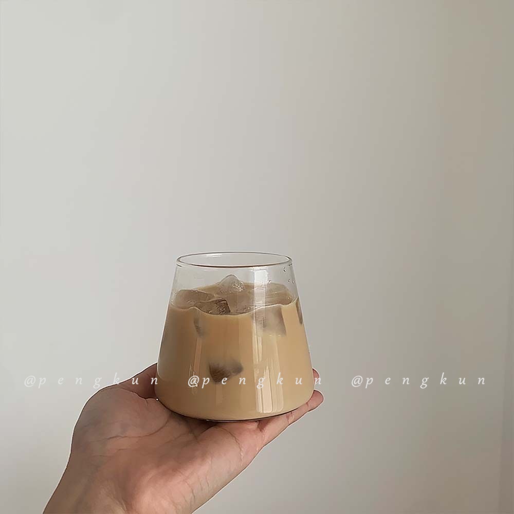Cốc Thủy Tinh Uống Cà Phê Phong Cách Nhật Bản Chịu Nhiệt Độ Cao Sáng Tạo