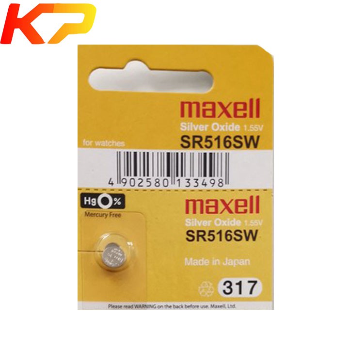 5 pin đồng hồ sr516sw sr516 317 maxell chính hãng.