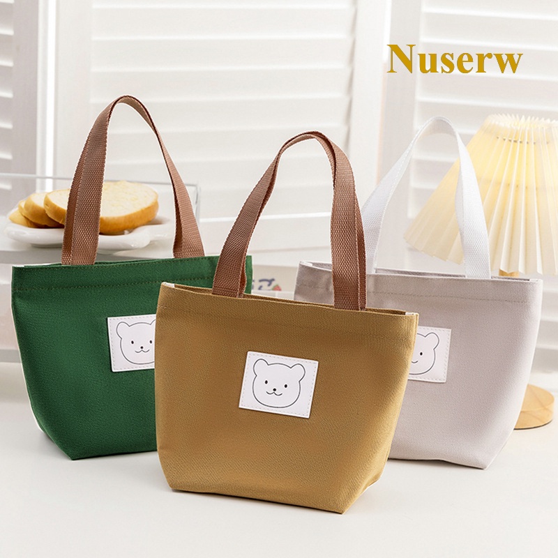 Nuserw Túi vải Nhỏ In Hình Hoạt Hình Cho Nữ