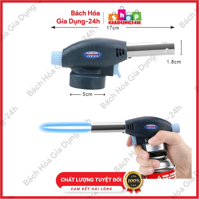 Đèn khò gas 1300 độ TORCH218- 915 ,đèn khò ga mini - khò lửa Sử Dụng Cho Bình Gas Mini-Giadung24h