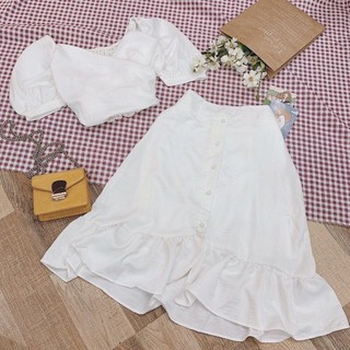 Set áo+chân váy siêu xinh