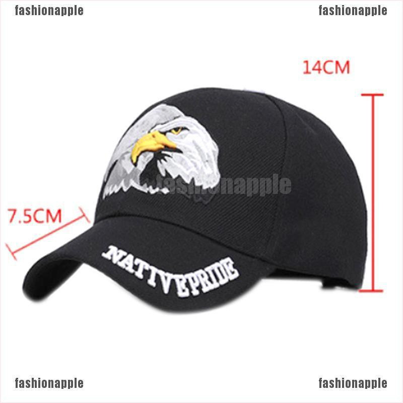 Mũ Lưỡi Trai Thêu Hình Cờ Mỹ Bald Eagle Shadow Cao Cấp
