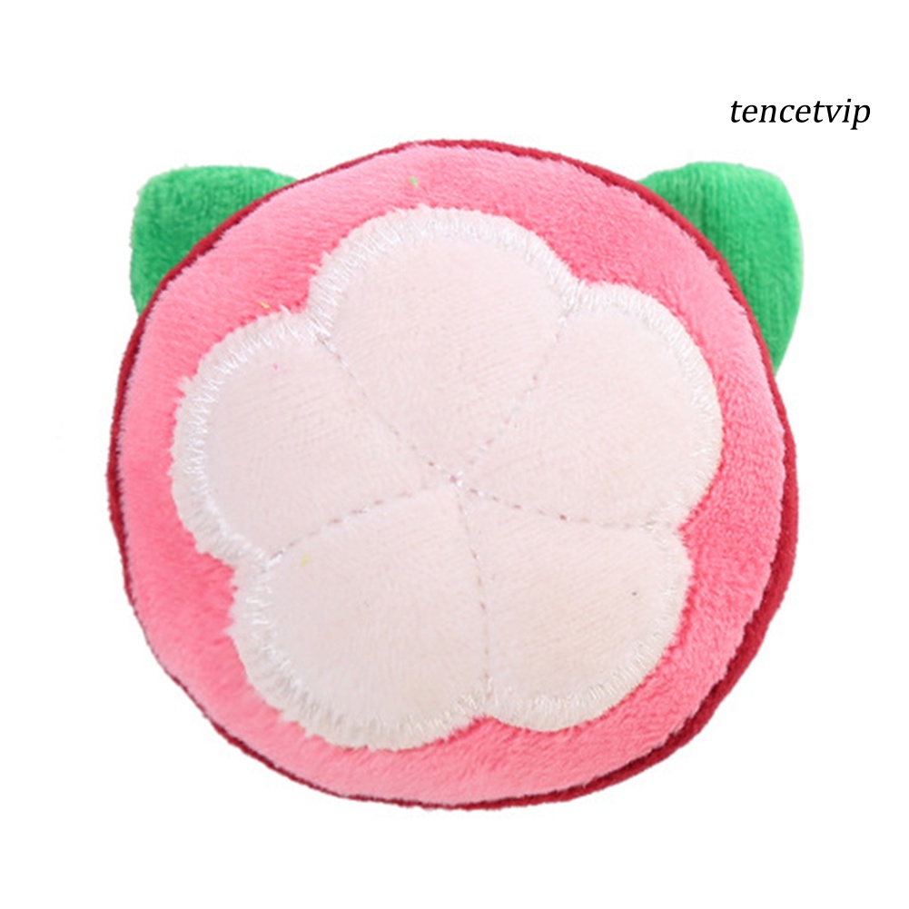 Đồ chơi gặm hình trái cây hoạt hình bằng vải bông chống cắn cho thú cưng