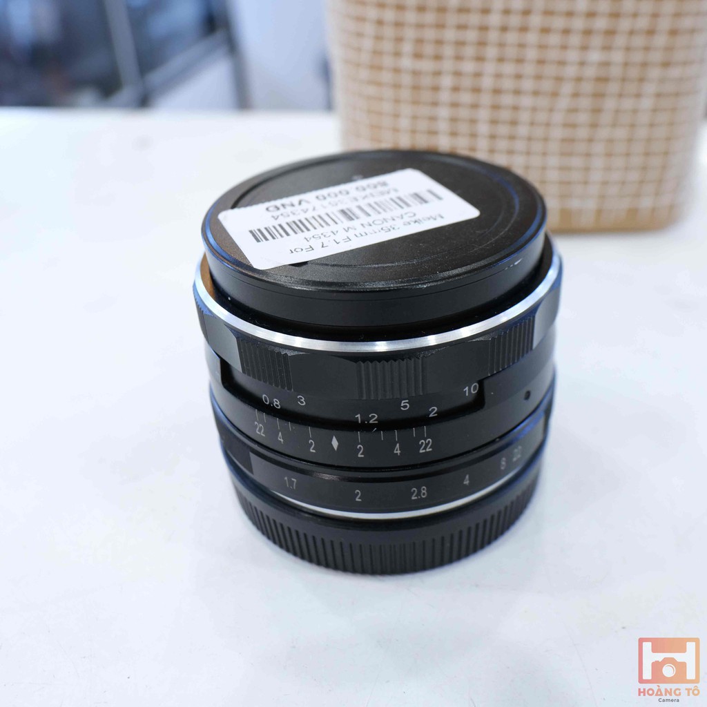 Ống kính 7ARTISANS 50mm F1.8 black for Canon M cũ đẹp