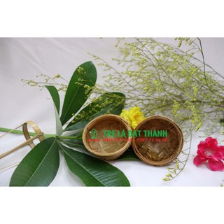 Thúng tre, trang trí, thúng dây cước mini