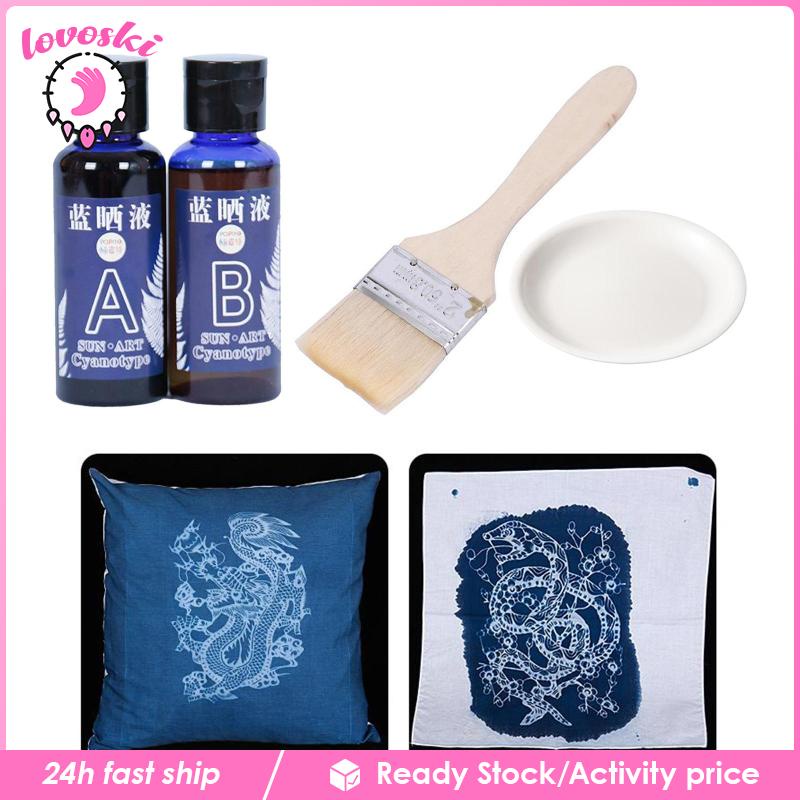 Jacquard Cyanotype Vải Khô In Màu Xanh Dương Dùng Để Làm Đồ Thủ Công - 50ml