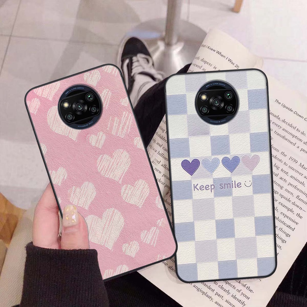 Ốp Xiaomi Poco X3 / Poco X3 Pro caro trái tim cá tính, thời trang siêu đẹp, siêu phong cách