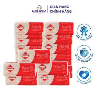 [Mã BMLT35] [Combo20] Khăn giấy rút lau tay đa năng 1 lớp 102 tờ JAPANI ECO | Thế Giới Giấy | JPE102