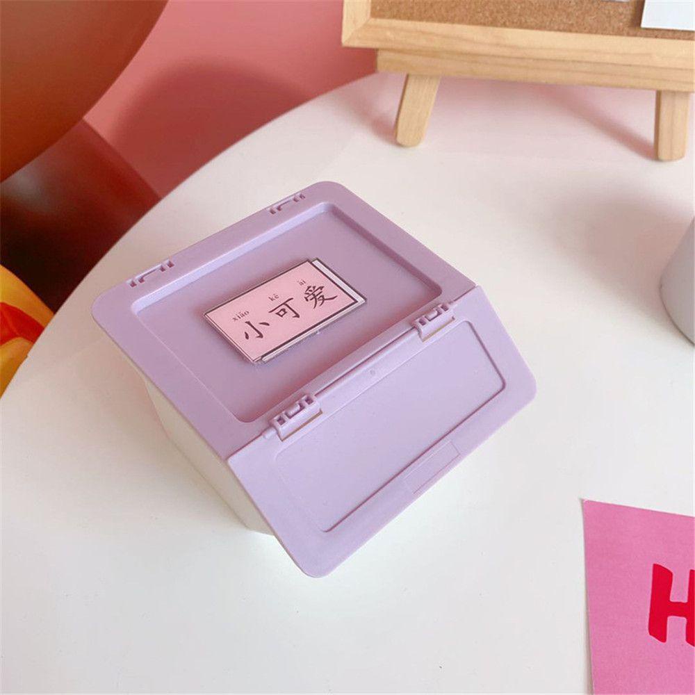 Hộp Đựng Đồ Đa Năng Màu Tím Phong Cách Nhật Bản
