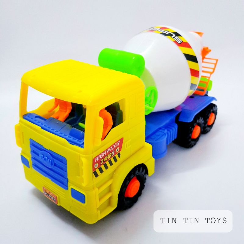 Đồ chơi xe bồn trộn bê tông chạy trớn 35cm