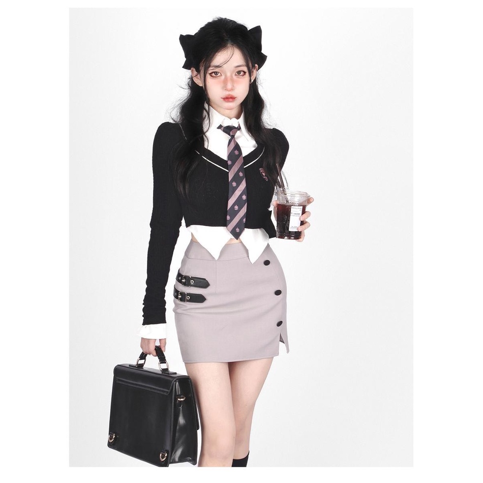 Áo Sweater Dệt Kim Tay Dài Thời Trang Thu Đông Dành Cho Nữ