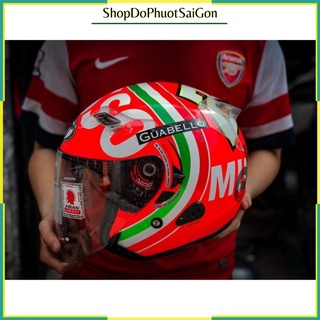 Mũ bảo hiểm 3/4 KYT Venom Rosso