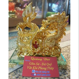 Rồng vàng phun châu như ý