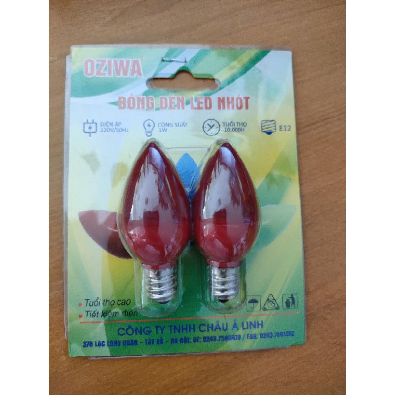 Combo 2 quả bóng nhót led đui nhỏ